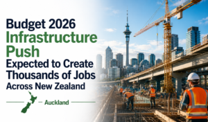 Budget 2026 Infrastructure Push Expected to Create Thousands of Jobs Across New Zealand 