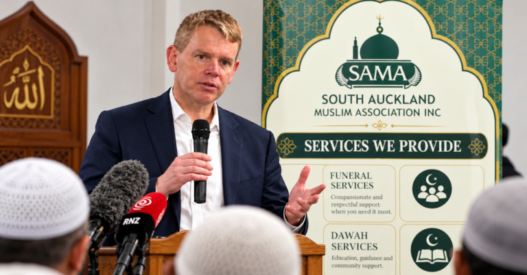 Respect, not just tolerance’: Hipkins speaks on Islamophobia at Ōtāhuhu Mosque - pic credit- 1News